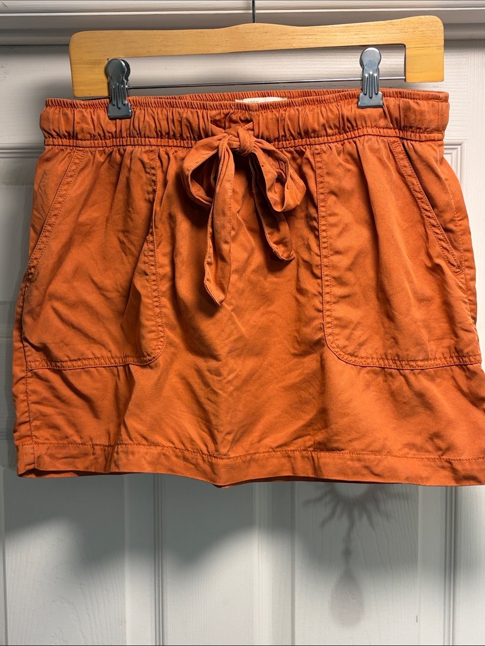 Cynthia Rowley 100% Lyocell Burnt Orange Skirt sz L